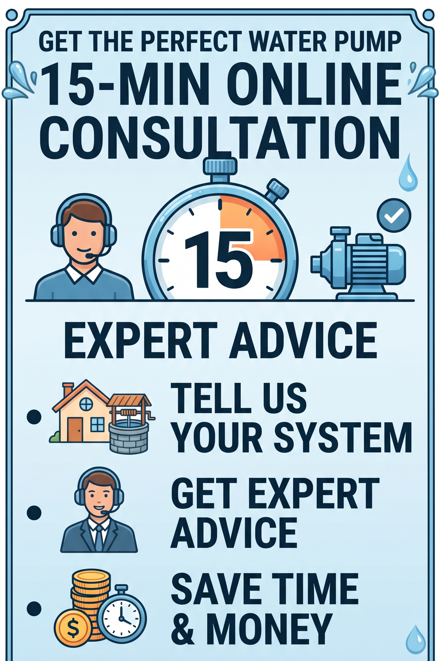 Online Consultation for Expert selection of pump
