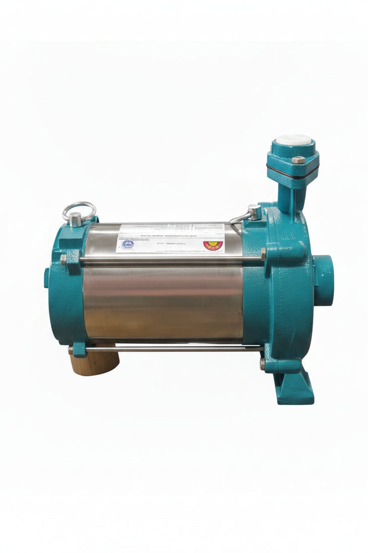 TORMAC HORIZONTAL ( TOH-13-10S ) STAINLESS STEEL - 1 HP SINGLE PHASE - 28M HEAD - OPEN WELL SUBMERSIBLE PUMP