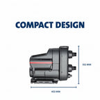 Side view of the Grundfos SCALA2 water-cooled pressure booster unit available at Pump Shop AK Brothers.
