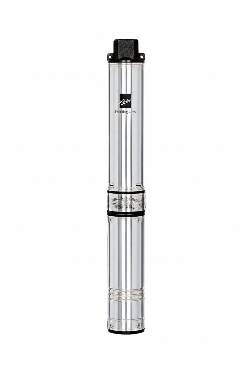 KIRLOSKAR KP4 JALRAAJ UVA 30-1520 - 1.5 HP - SINGLE PHASE 220 V - 32 MM SIZE - BOREWELL SUBMERSIBLE PUMP