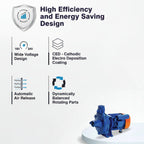 Side profile view of the Kirloskar DC-4 0.75 HP electric pump at Pump Shop AK Brothers