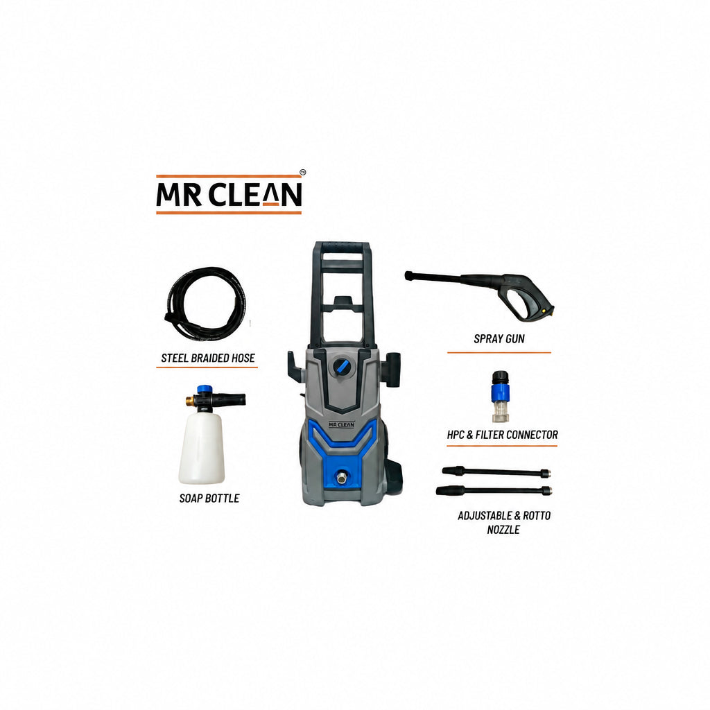 MR CLEAN MC 170B HEAVY-DUTY 2400W HIGH PRESSURE CAR WASHER