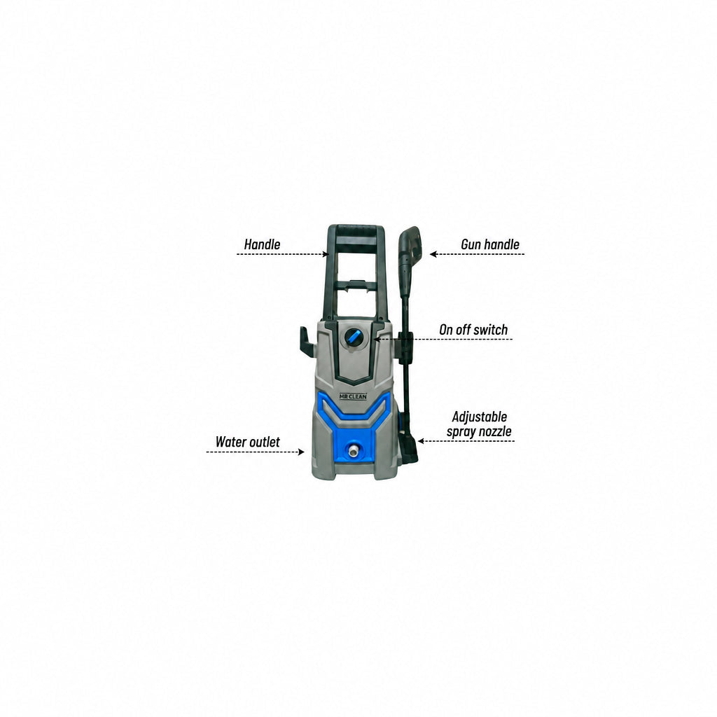 MR CLEAN MC 170B 170 BAR HIGH PRESSURE CAR WASHER WITH 6.5 LPM FLOW