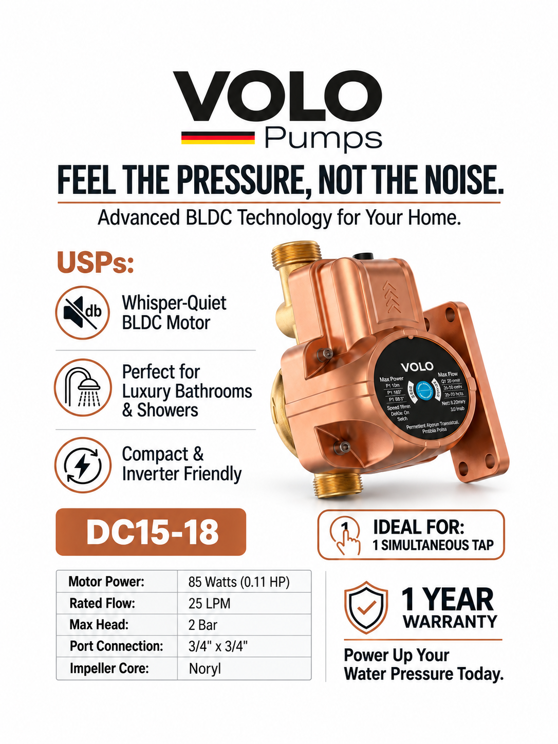 volo 85w spec poster