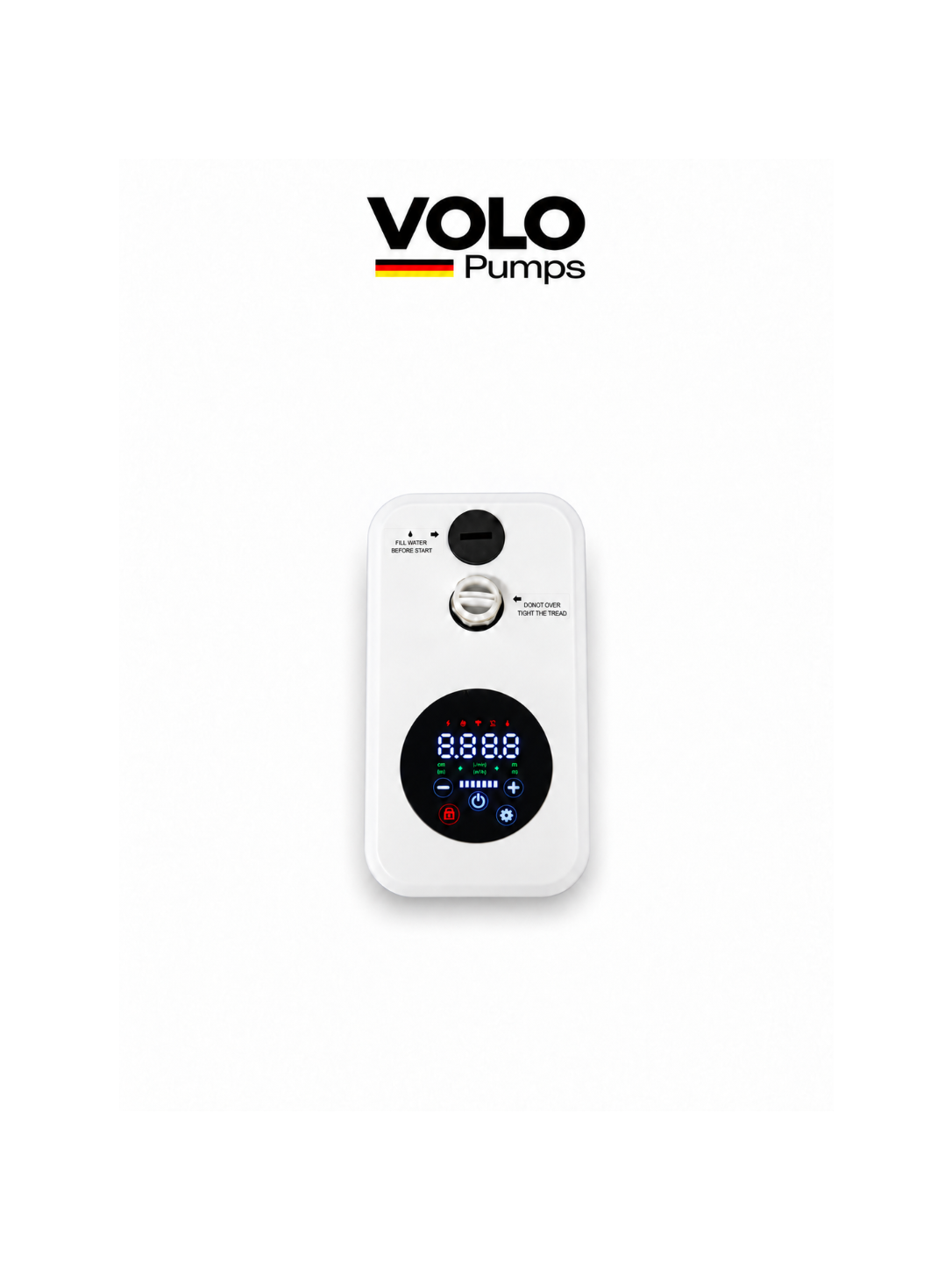 VOLO 600W BLDC PRESSURE BOOSTER PUMP - FOR UPTO 4 BATHROOMS - 3.0 BAR - 40 LPM - ZB5-45